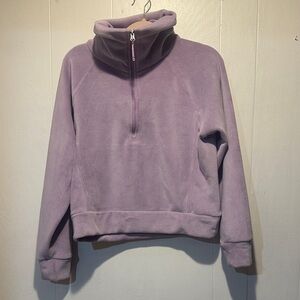 Kyondan‎ zip up sweater size m lavender